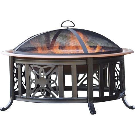 With the arrival of november, i can no longer deny that winter will be here soon. Plow & Hearth Metal Wood Burning Fire pit & Reviews ...