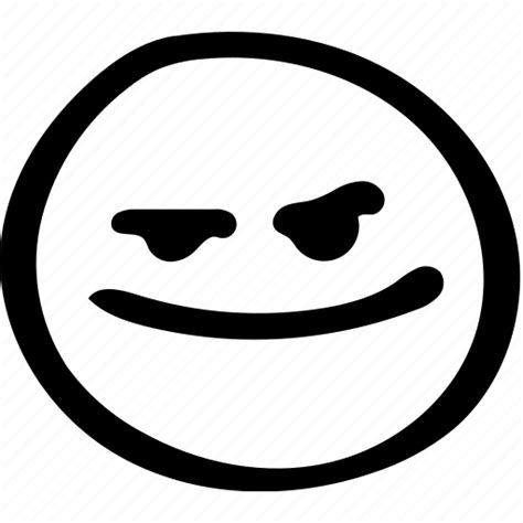 Devious Manipulative Smile Smiling Smug Smug Face Suspicious Icon