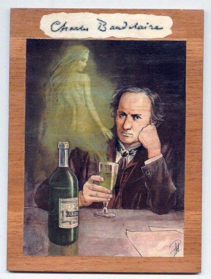 Absinthe Drinker And Faery Painting Absinthe Drinker Absinthe Art