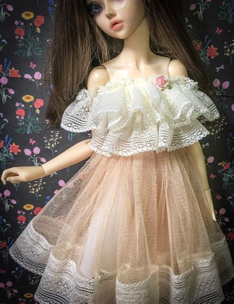 Bjd Creamy Pencil Skirt For Doll 14 Size Minifee Msd Active Line Body