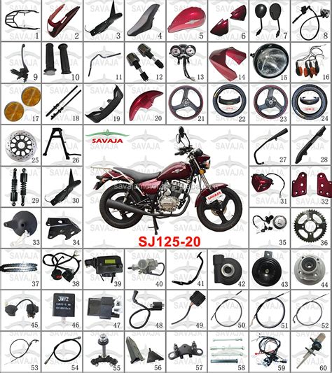 Motorcycle Spare Parts For Dayunfekon Apsonic Motorcycle Gn125gn150