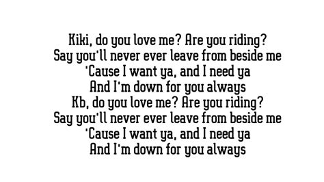 Drake In My Feeling Kiki Do You Love Me Acoustic Cover Lyrics