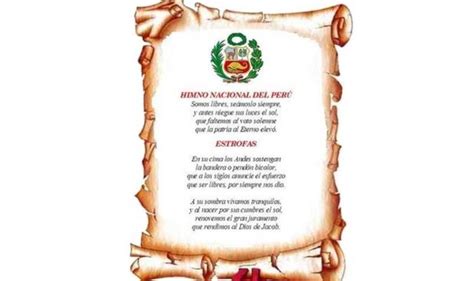 ¿cómo Se Creó El Himno Nacional Del Perú Larepublicape