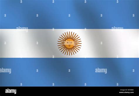 Bandera De Argentina Ilustración Vectorial Fotografía De Stock Alamy