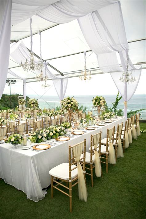 You, the sun and a margarita, for example. Latitude Villa White & Green Elegant Garden Wedding