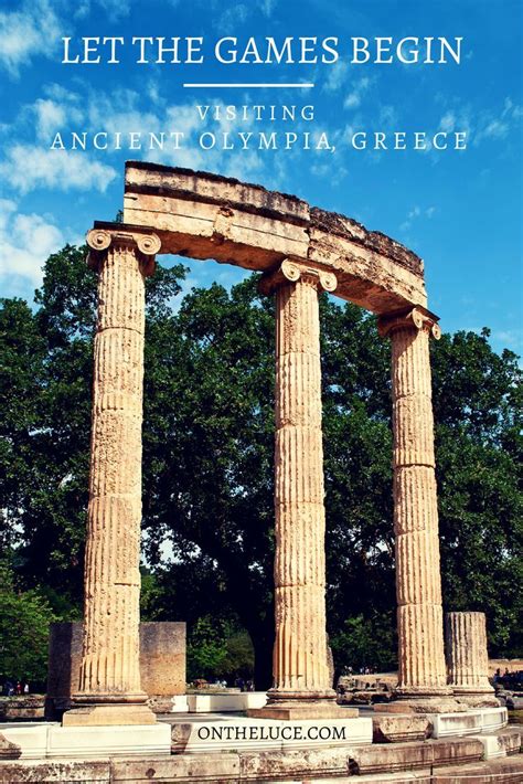 Gratis flex lease bij 100% online. Ancient Olympia: Let the Games begin - On the Luce travel ...