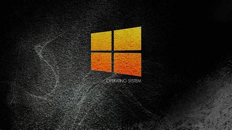 Download 1920x1080 Hd Orange Windows Logo Wallpaper