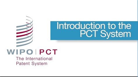 Pct The International Patent System