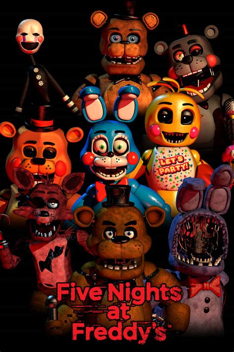 Fnaf Poster By Nathanzicaoficial On Deviantart
