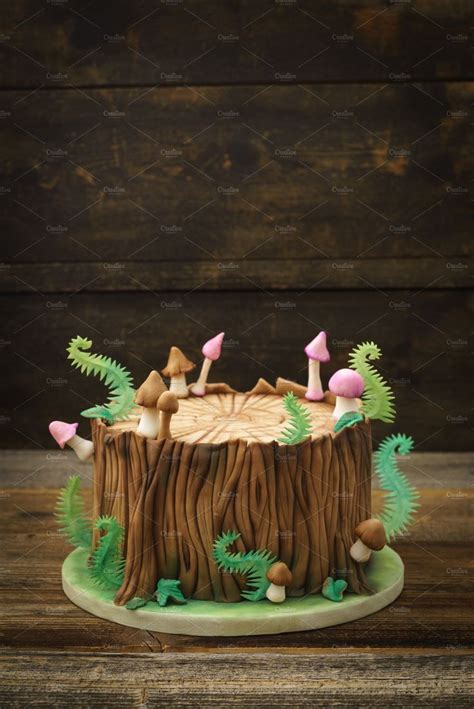 Enchanted Forest Cake By Elisabeth Cölfen On Creativemarket