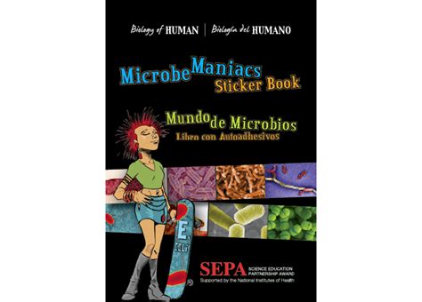 Microbe Maniacs Sticker Book Biology Of Human World Of Viruses