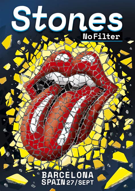 The Rolling Stones No Filter Tour Barcelona | Rolling stones poster, Rolling stones, Rolling 