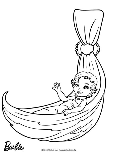Printable barbie mermaid coloring pages. Merliah baby mermaid coloring pages - Hellokids.com