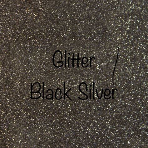 Siser Glitter Htv Black Silver Craft Enablers