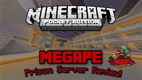 Mcpe Megape Prison Server Review Classic Prison Server Youtube