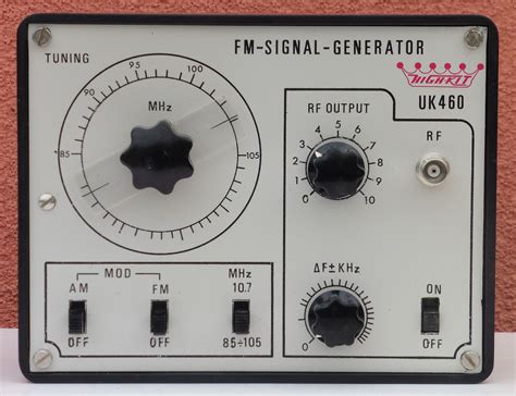 High Kit Fm Signal Generator Uk460 Elektronika Crowave