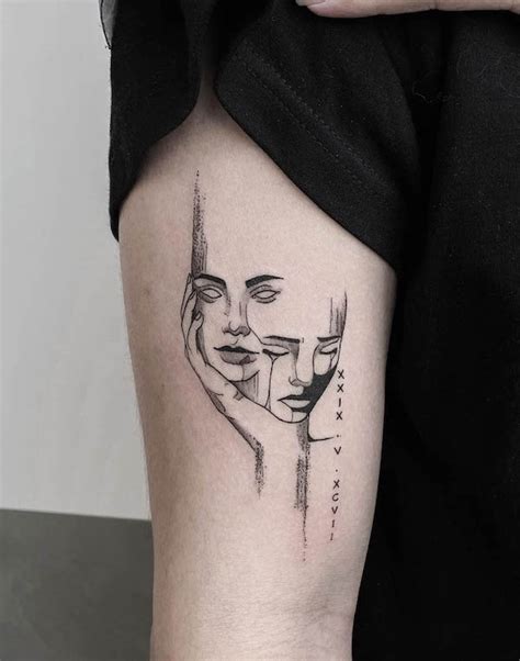 Details More Than 78 Two Faced Gemini Tattoos Best Incdgdbentre