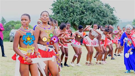 zulu maidens traditional event umemulo youtube