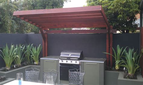 Cantilevered Pergola This But With A Fabric Top For Back Patio