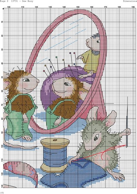 13731sew Busy House Mouse Designs Cross Stitch House Cross Stitch