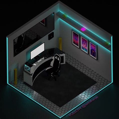 Gaming room setup cool gaming setups small game rooms computer gaming room video game rooms. 3d Setup Rooms on Instagram: "Nice 3d room 🔥 rate this ...