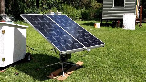 How To Build A Solar Tracker Diy Solar Panel Sun Tracker Youtube