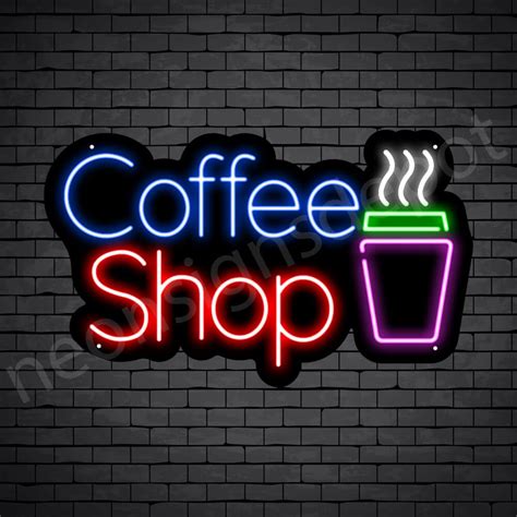 Coffee Neon Sign For Home Coffee 5 Cents Vintage Reproduction Led