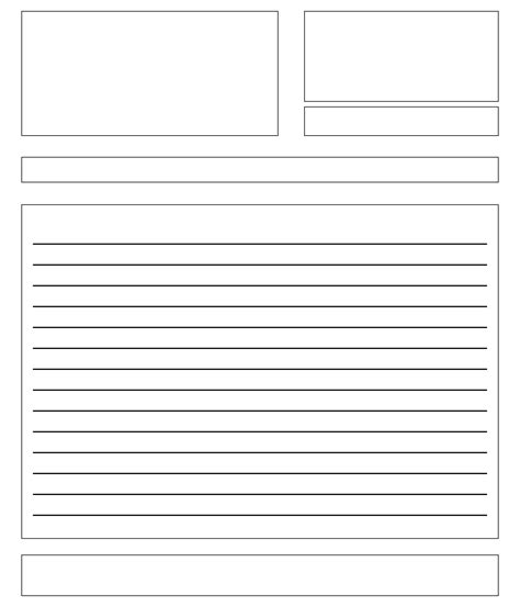 Editable Printable Blank Letter Template