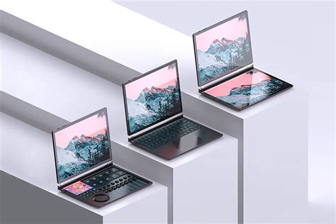 This Modular Laptoptablets Hybrid Design Uses A Unique Hinge To
