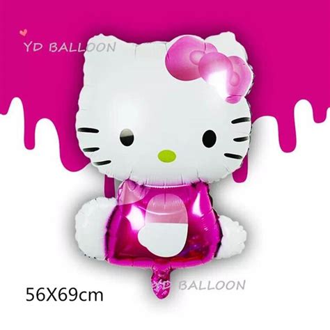 110 68cm Oversized Hello Kitty Cat Helium Balloon Cartoon Wedding