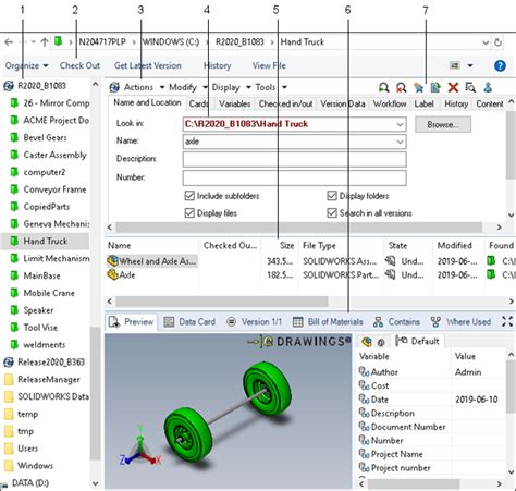 Solidworks Pdm Search Interface 2021 Solidworks Pdm Help Riset