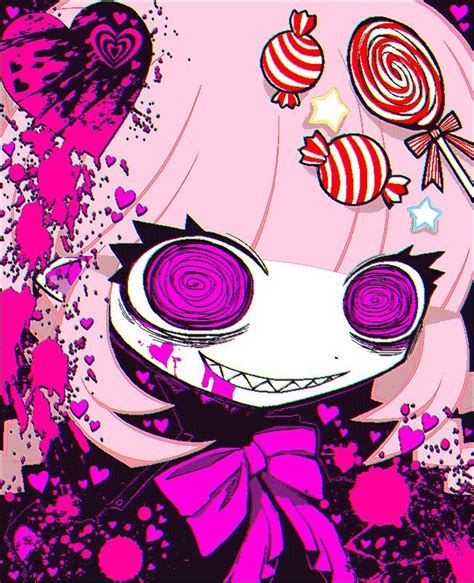 Creepy Crazy Candy Girl Pastel Goth Art Creepy Art Art