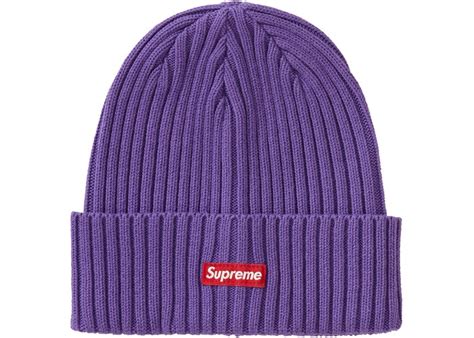 Supreme Supreme Overdyed Beanie Purple Streetwear Official