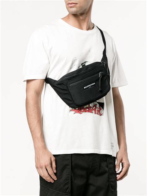 Shop balenciaga women's bags at up to 70% off! Lyst - Balenciaga Explorer Zip Belt Bag in Black for Men