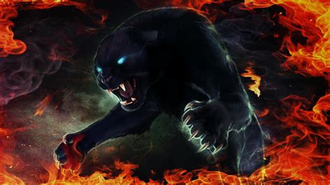 Картинки Пантера В Огне