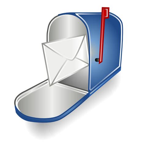 Mail Clipart Blue Mailbox Mail Blue Mailbox Transparent Free For