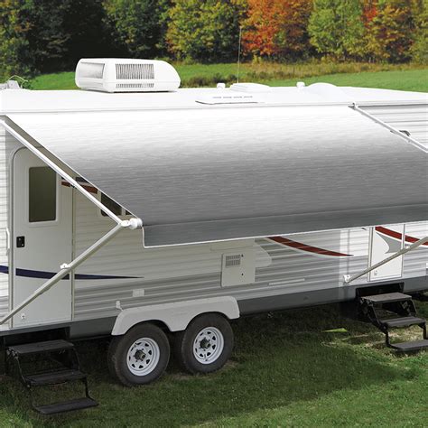 Carefree Led Silver Shale Fade Roll Out Awning No Arms Coast To