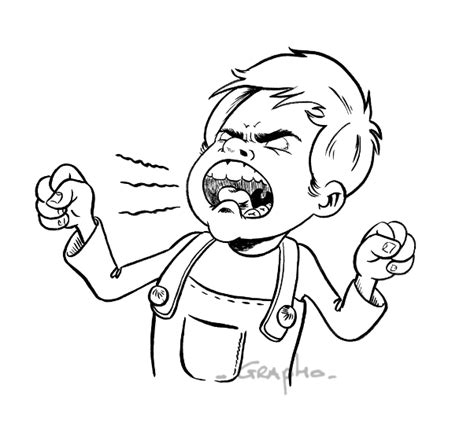 Je criais tu criais il criait nous criions vous criiez ils criaient. Dessins scolaires - Blog du dessinateur Grapho