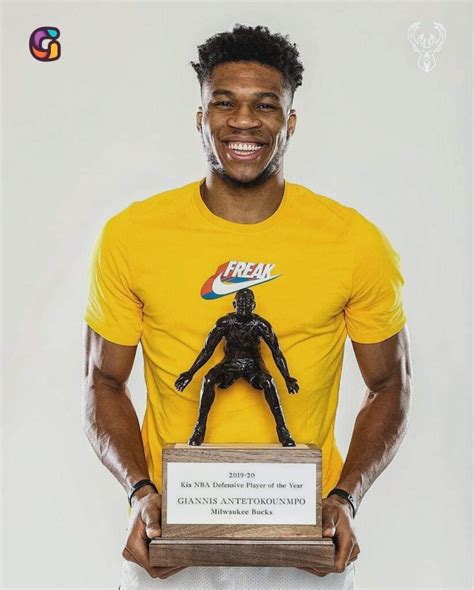 Giannis Antetokounmpo Named 2019 20 Nba Defensive Player Of The Year