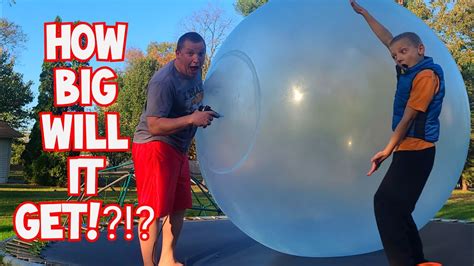 30 Foot Wubble Biggest Wubble Bubble Ever Youtube