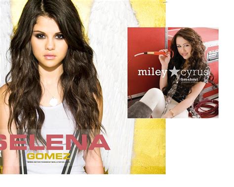 Miley Vs Selena Miley Cyrus Vs Selena Gomez Wallpaper 15385583