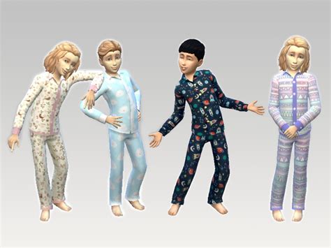 Set Of 15 Different Patterned Pyjama Outfits Male And Female Found In