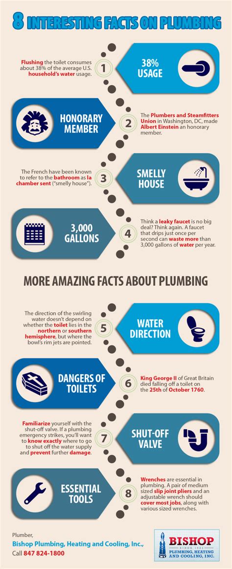 8 Interesting Facts On Plumbing Shared Info Graphics