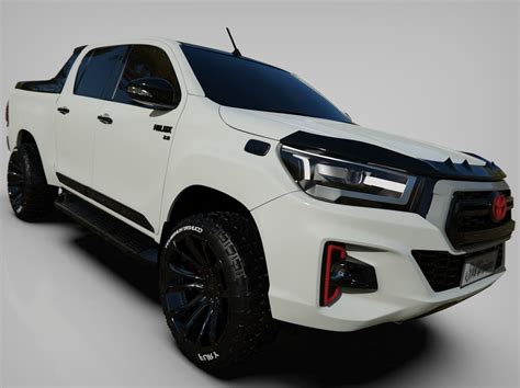 2021 Toyota Hilux Black Edition 3d Model Cgtrader