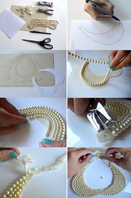 Great quality, made with pearls. Pearl Collar, jewelry DIY #diy #pearl #collar http://beads ...