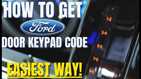 How To Unlock Ford Explorer With Keypad