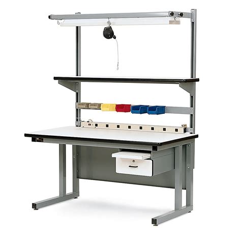 Pro Line Chd Assembly Workstation With Recessed Legs 72×30″ Esd Top
