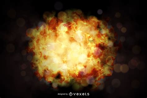 Fire Explosion Design Vector Download