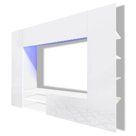 Maybe you would like to learn more about one of these? white White High Gloss Entertainment Center LED TV Wall ...