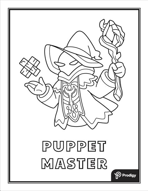 Three New Coloring Sheets Including The Puppet Master Fandom